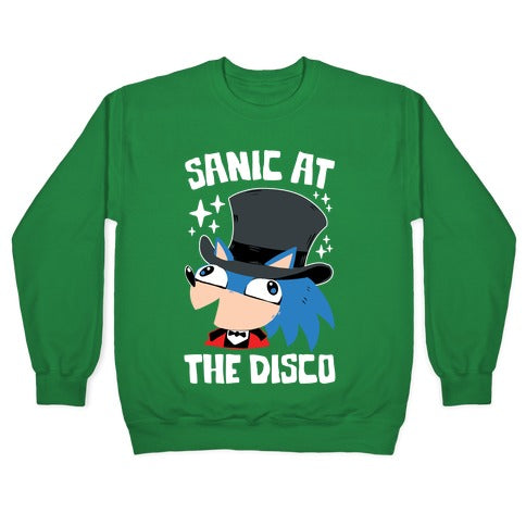 Sanic At The Disco Crewneck Sweatshirt